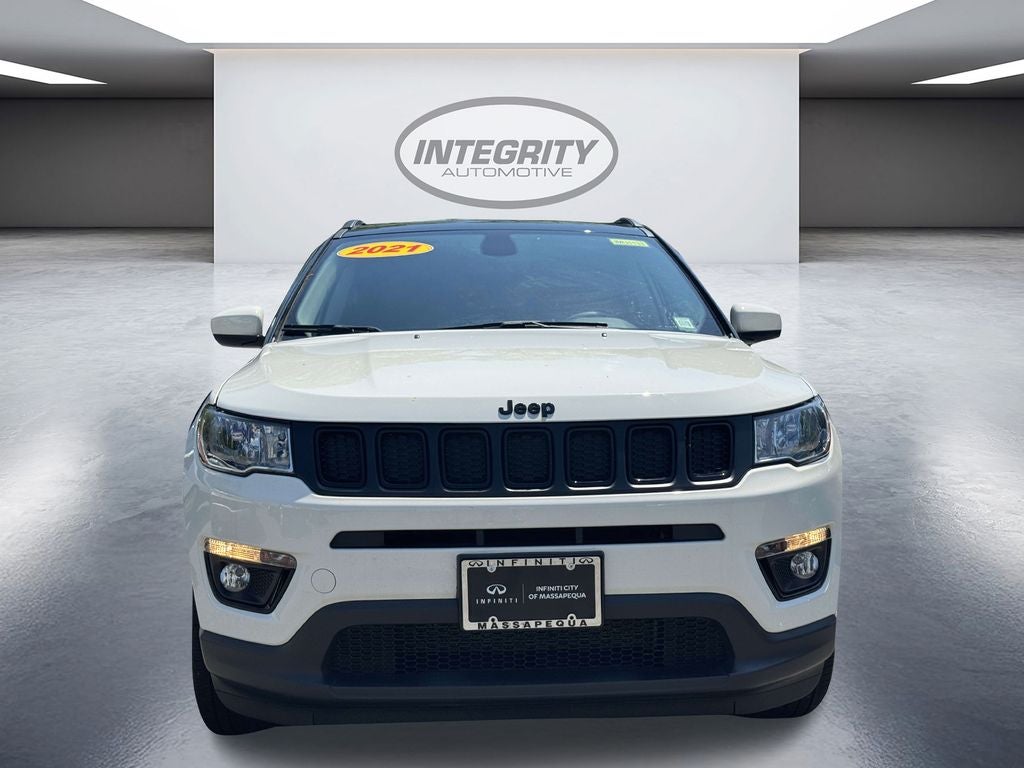 Used 2021 Jeep Compass Altitude with VIN 3C4NJDBB7MT545243 for sale in Massapequa, NY