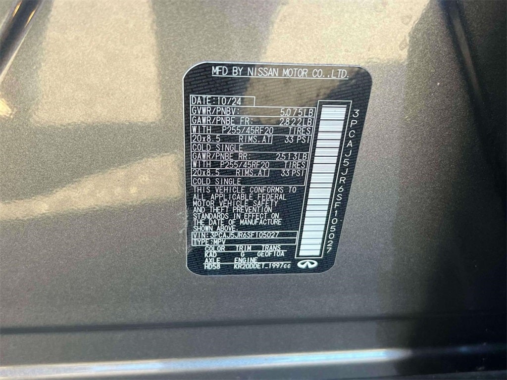 2025 INFINITI QX55 Luxe AWD