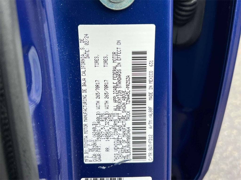 2024 Toyota Tacoma TRD Off-Road