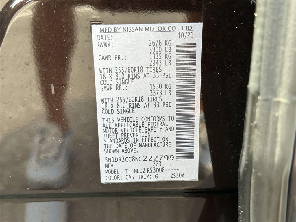 2022 Nissan Pathfinder SL