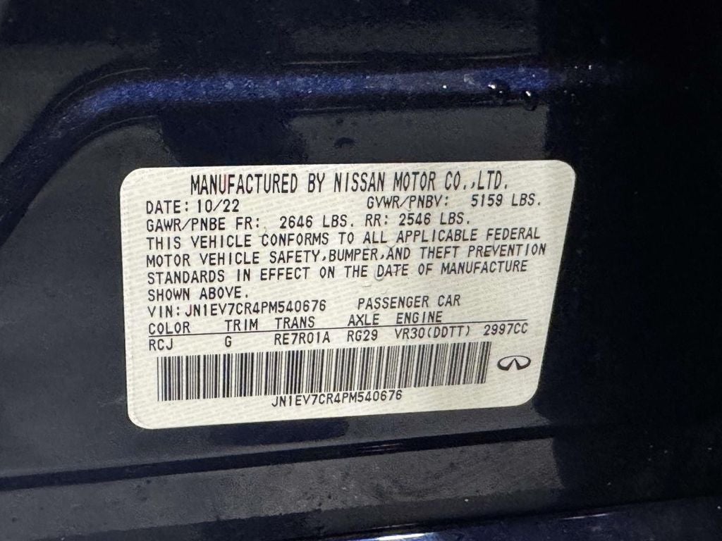 2023 INFINITI Q50 SENSORY AWD