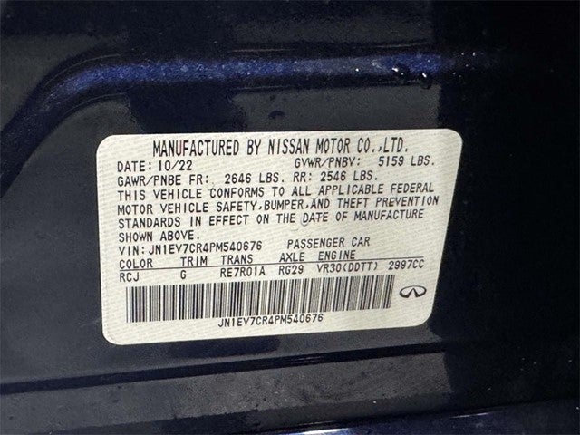 2023 INFINITI Q50 SENSORY AWD