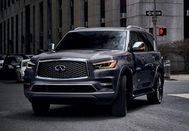 2024 INFINITI QX80 Key Features - HYDRAULIC BODY MOTION CONTROL SYSTEM | INFINITI City of Massapequa in Massapequa NY