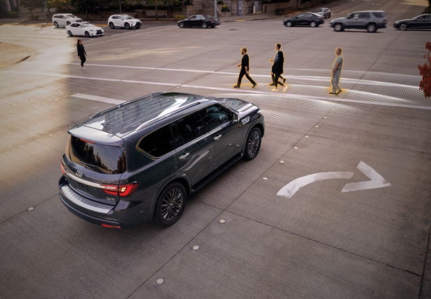2024 INFINITI QX80 Key Features - PREDICTIVE FORWARD COLLISION WARNING | INFINITI City of Massapequa in Massapequa NY